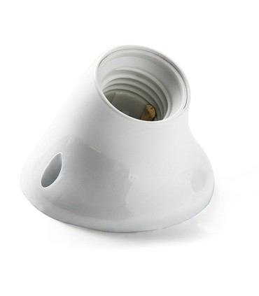 PORTALAMPARA ZOCALO CURVO E-27