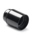 PORTALAMPARAS LISO E-27 NEGRO