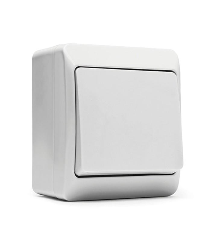 CONMUTADOR ESTANCO 10A-250V BLANCO