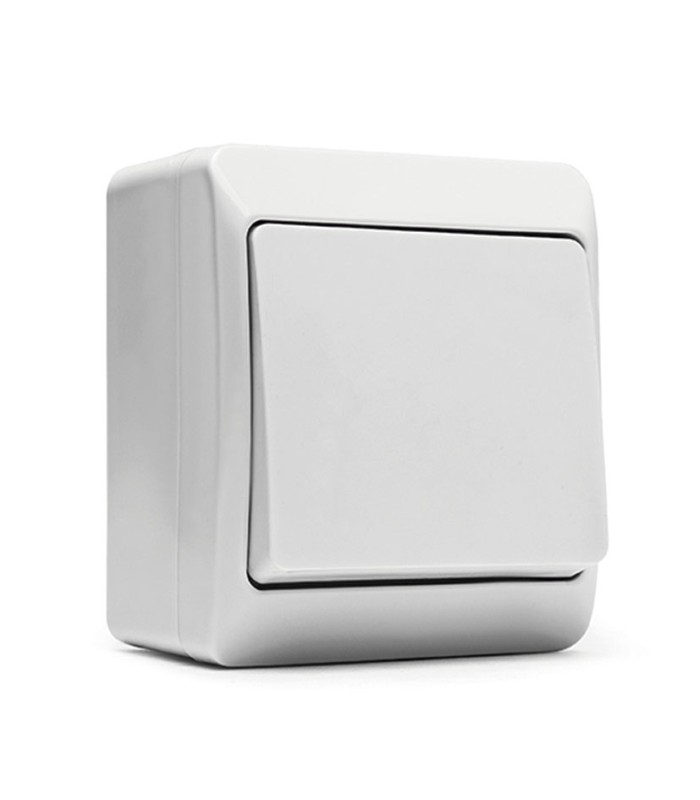 PULSADOR ESTANCO 10A-250V BLANCO