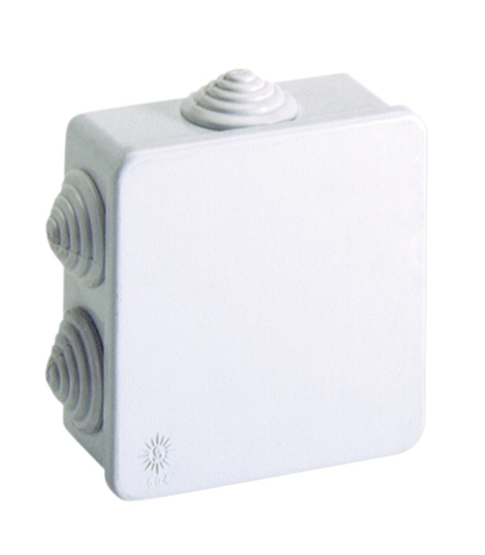 CAJA ESTANCA 80X80 CONOS 20MM.