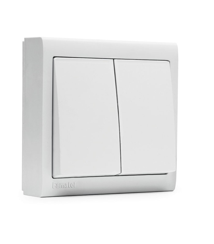 DOBLE CONMUTADOR SERIE 8000 10A-250V BL