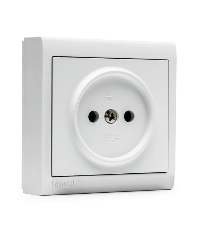 BASE ENCHUFE SIN TT SERIE 8000 10A-250V