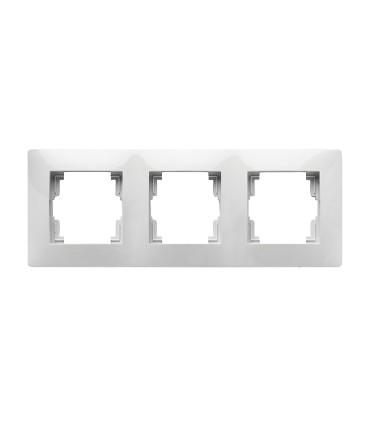 MARCO TRIPLE SERIE HABITAT 15  BLANCO