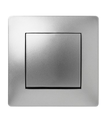 PULSADOR HABITAT 15 10A-250V ALUMINIO