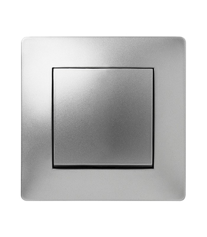 CONMUTADOR HABITAT 15 10A-250V ALUMINIO