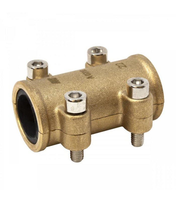 ABRAZADERA TAPAPOROS LATON 22