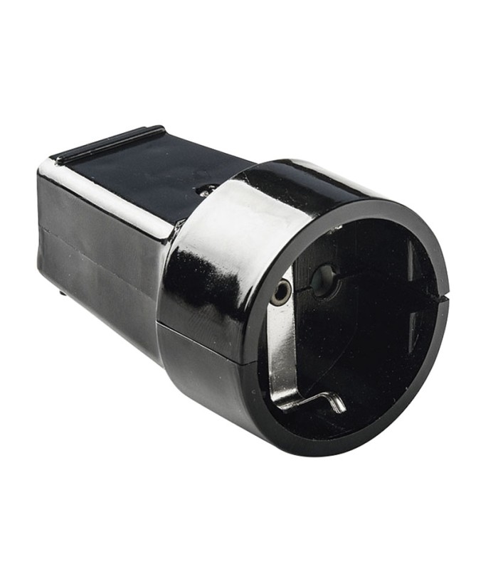 BASE MOVIL TT 10A - 250V NEGRO DUOLEC