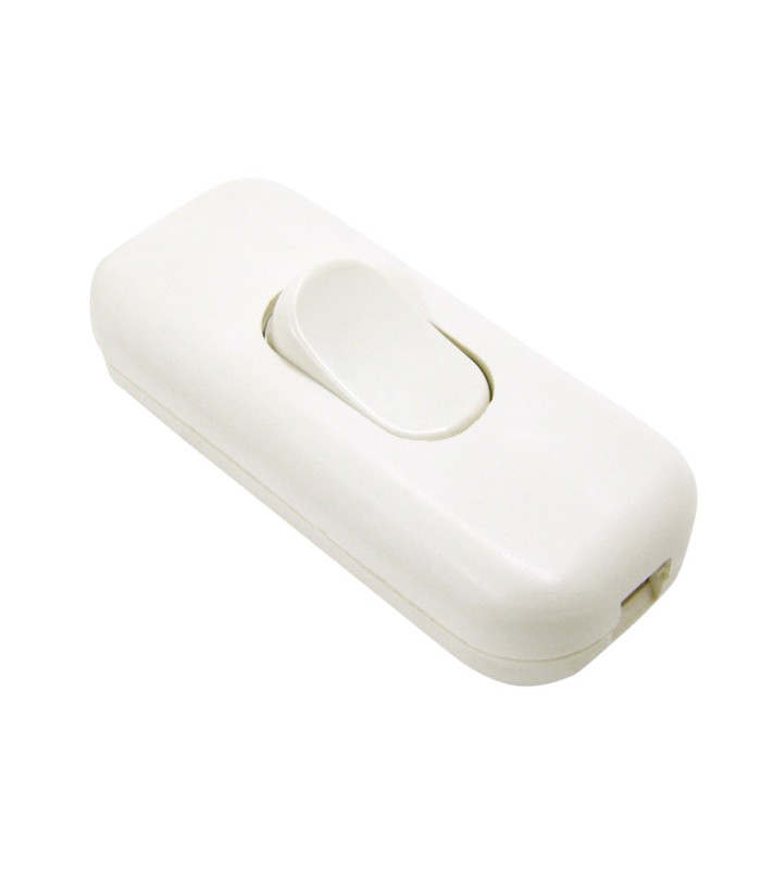 INTERRUPTOR DE PASO 2 A. 250 V. BLANCO