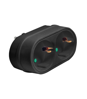 ADAPTADOR ENCHUFE FRONTAL DOBLE  NG