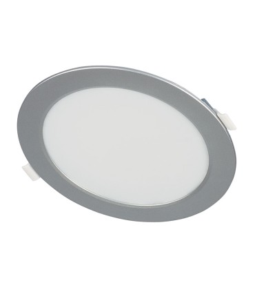 APLIQUE REDOND.EMPOT. 6500K LED 12W PLAT