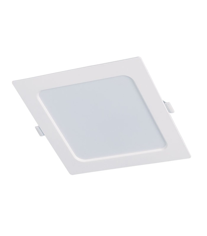 APLIQUE CUADR.EMPOT. 6500K LED 12W BLANC