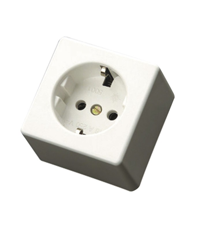 BASE ENCHUFE SUPERFICIE CUADRADA