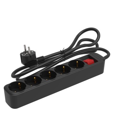 BASE MULTIPLE C/INTER. 5 TOMAS 1,5 M NEG