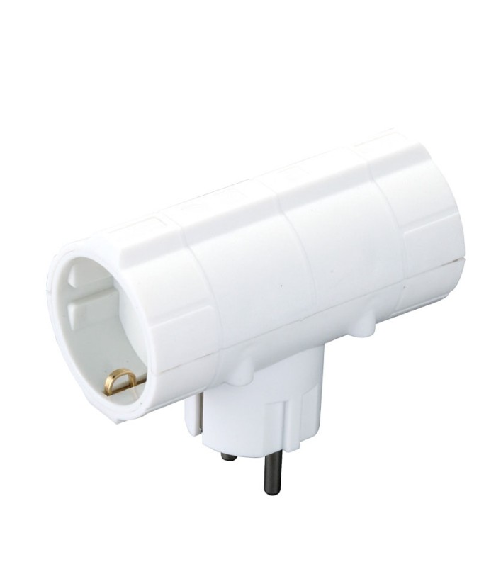 ADAPTADOR DOBLETT CERA.16A-250V DUOLE BL