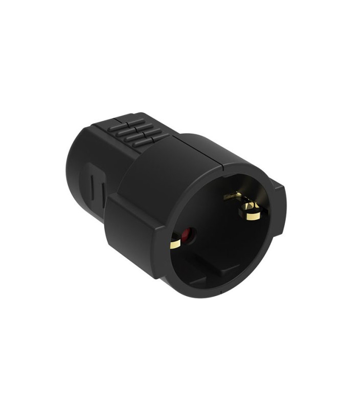 BASE MOVIL TT 16A - 250V NEGRO DUOLEC