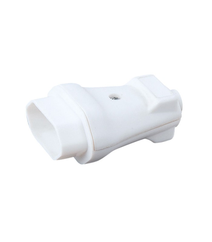 BASE MOVIL 10A - 250V BLANCO DUOLEC