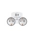 ADAPTADOR DOBLE CON USB A+C