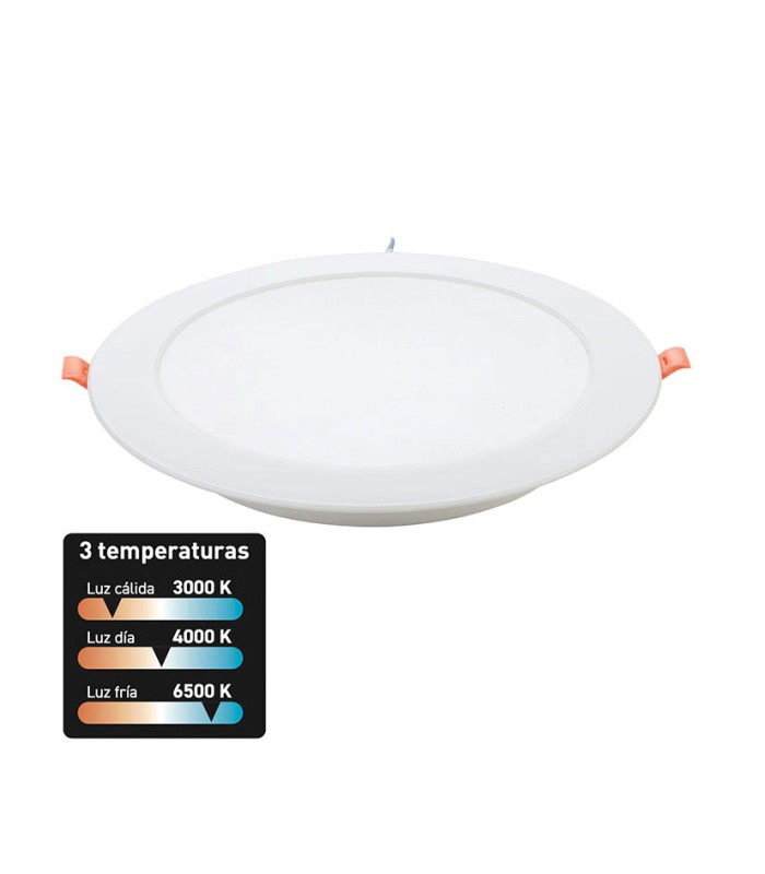 DOWNLIGHT LED REDONDO. EMPOTRAR. 18W-3CC