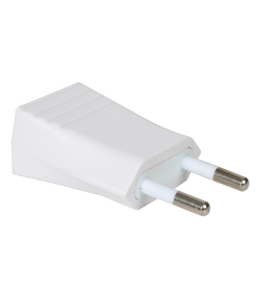 CLAVIJA ENCHUFE ESPIGA PROT. 4 MM BLANCO