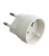 ADAPTADOR EUROPEO UNIVERSAL 10A  BLANCO