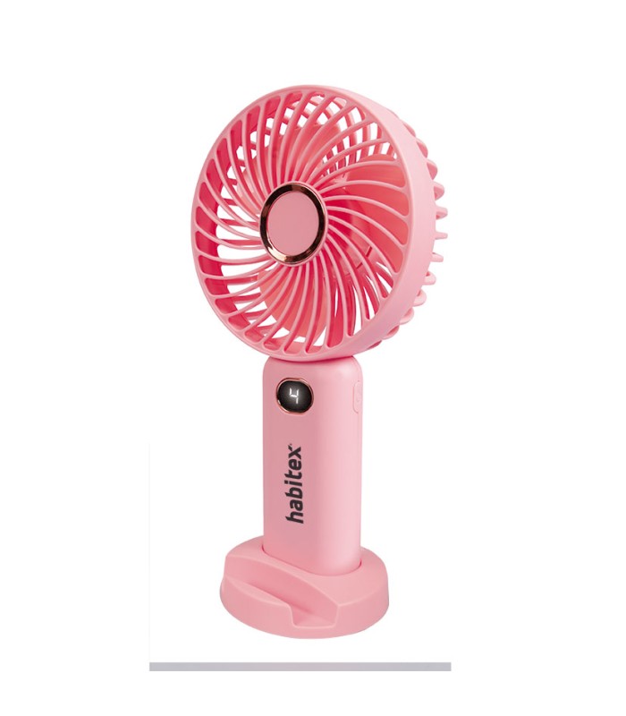 VENTILADOR DE MANO USB HABITEX ROSA