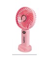 VENTILADOR DE MANO USB HABITEX ROSA