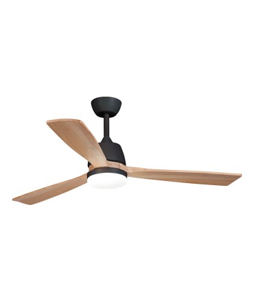 VENTILADOR TECHO LED NEGRO HABITEX 53BK