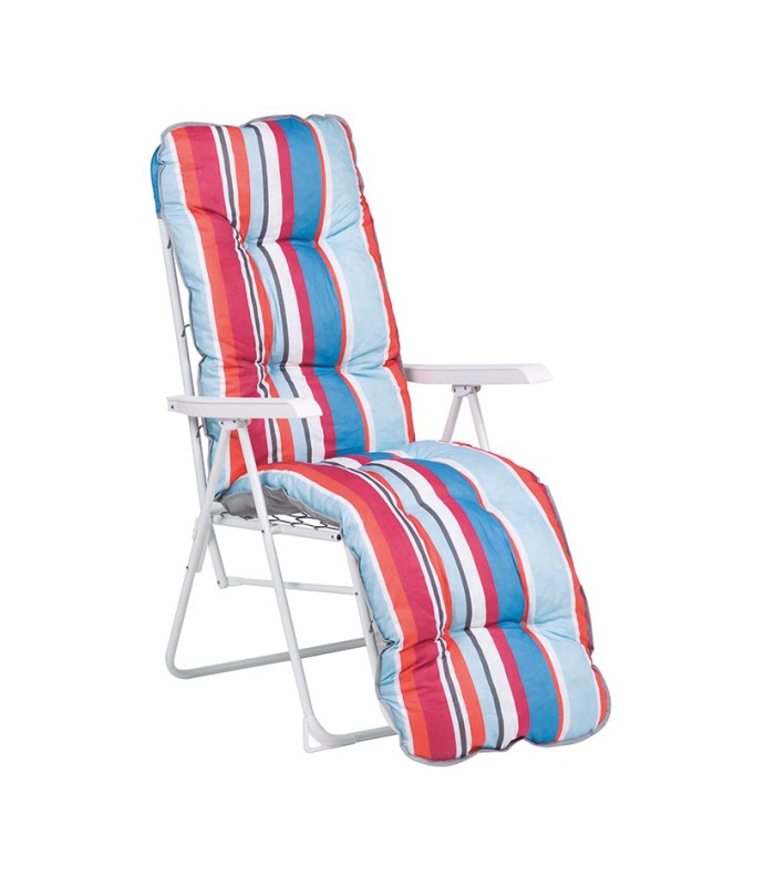 SILLÓN RELAX ACERO POSICIONES. TRITURADO