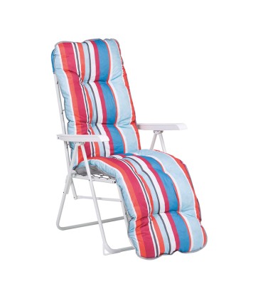 SILLÓN RELAX ACERO POSICIONES. TRITURADO