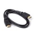 CABLE HDMI MACHO / MACHO TIPO A. 1 M.