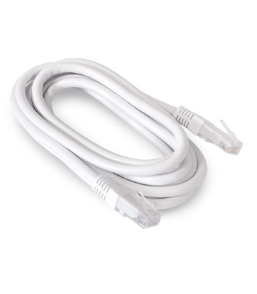CABLE ETHERNET MACHO RJ45 / RJ45 BCO. 5M