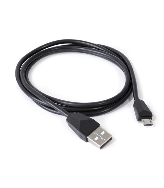 CABLE CONEXION USB - MICRO USB 1M. NEGRO