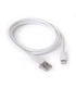 CABLE CONEXION USB - LIGHTING 1M. BLANCO