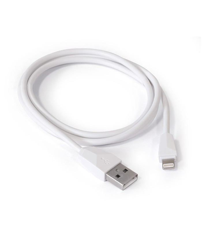 CABLE CONEXION USB - LIGHTING 1M. BLANCO