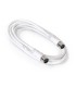 CABLE CONEXION ANTENA /TV 2,5 M.BCO.BSA.