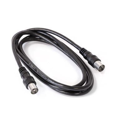 CABLE CONEXION ANTENA / TV 2,5 M. NEGRO