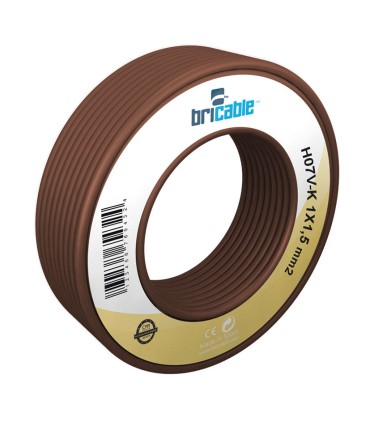 CAB.ELECT 1,5Ø MARRÓN 5M. NORMA H07V-K