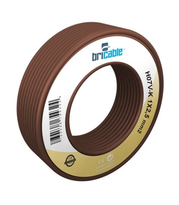 CAB.ELECT 2,5Ø MARRÓN 25M