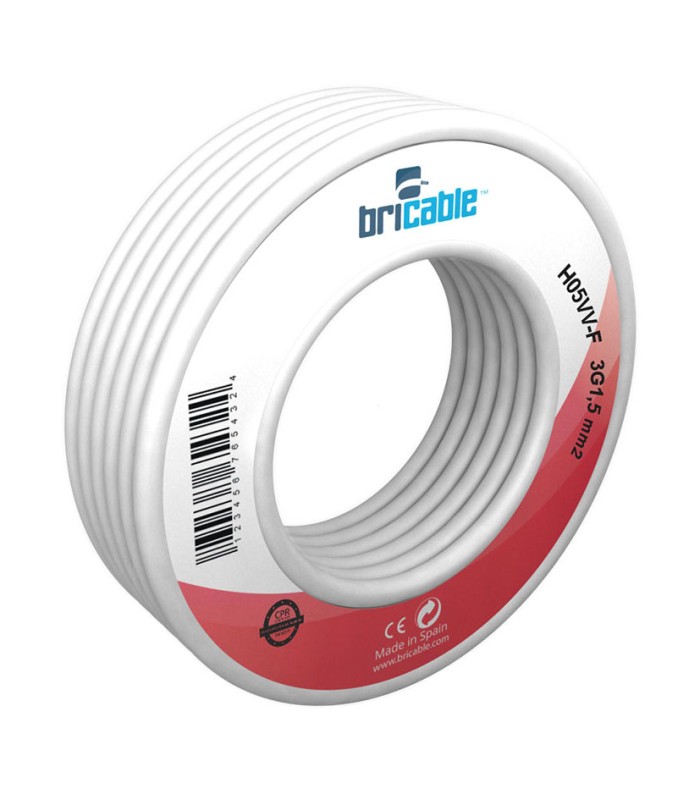 CAB.ELECT 3X1,0 Ø BLANC 25M