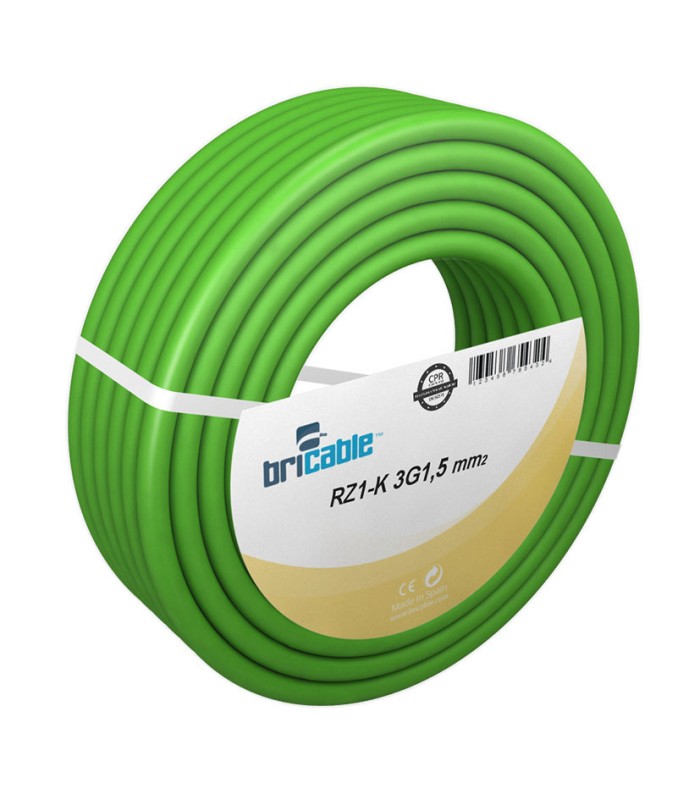 CAB.ELECT 3X1,5Ø VERDE 25M