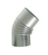 CODO 45º RIZADO ESTUFA GALV. Ø 150 MM.