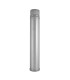 TUBO PELLET 1 M.  INOX 316. Ø 80 mm.