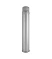 TUBO PELLET 1 M.  INOX 316. Ø 80 mm.