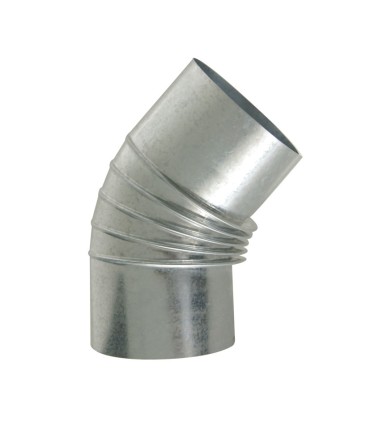 CODO 45º RIZADO ESTUFA GALV. Ø110 MM.