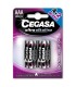 PILAS ULTRA ALCALINAS LR03 CEGASA BL.4+2