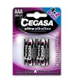 PILAS ULTRA ALCALINAS LR03 CEGASA BL.4+2