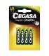 PILAS ALCALINAS LR03 CEGASA BL. 4 U