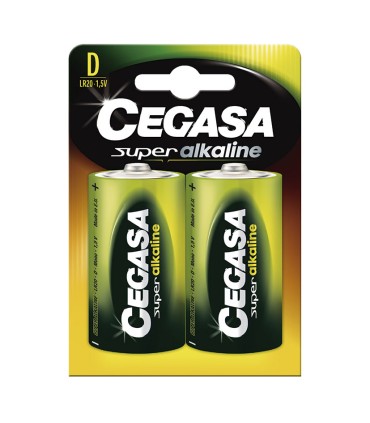 PILAS ALCALINAS CEGASA LR20 BL.2 UN
