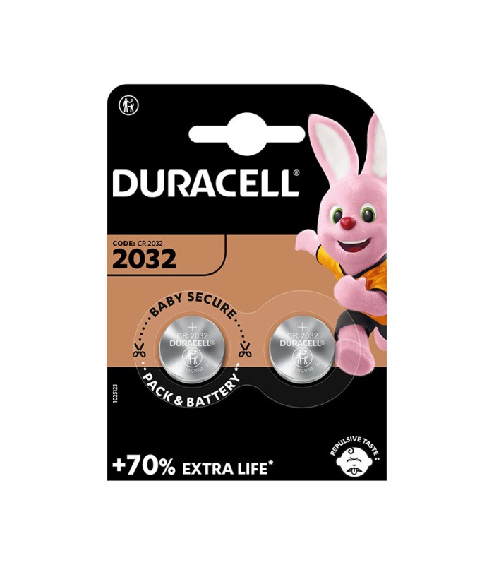 PILA LITIO BOTON DL2032 2 UN. DURACELL